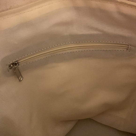 Embellished Shell Canvas Shoulder Tote - Picture 9 of 13